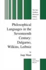 Philosophical Languages in the Seventeenth Century : Dalgarno, Wilkins, Leibniz - eBook