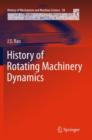 History of Rotating Machinery Dynamics - Book