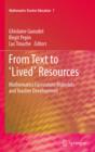 From Text to 'Lived' Resources : Mathematics Curriculum Materials and Teacher Development - eBook