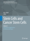 Stem Cells and Cancer Stem Cells,Volume 3 : Stem Cells and Cancer Stem Cells, Therapeutic Applications in Disease and Injury: Volume 3 - eBook