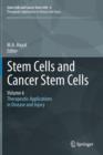 Stem Cells and Cancer Stem Cells, Volume 6 : Therapeutic Applications in Disease and Injury - Book