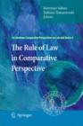 The Rule of Law in Comparative Perspective - Book