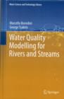 Water Quality Modelling for Rivers and Streams - Book