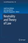 Neutrality and Theory of Law - eBook