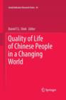 Quality of Life of Chinese People in a Changing World - Book