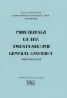 Transactions of the International Astronomical Union : Proceeding of the Twenty-Second General Assembly, The Hague 1994 - eBook