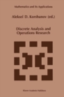 Discrete Analysis and Operations Research - eBook