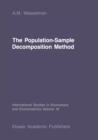 The Population-Sample Decomposition Method : A Distribution-Free Estimation Technique for Minimum Distance Parameters - eBook