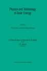 Physics and Technology of Solar Energy : Volume 2: Photovoltaic and Solar Energy Materials Proceedings of the International Workshop on Physics of Solar Energy, New Delhi, India, November 24 - Decembe - eBook