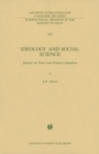 Ideology and Social Science : Destutt de Tracy and French Liberalism - eBook
