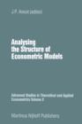 Analysing the Structure of Economic Models - Book