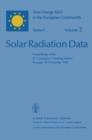 Solar Radiation Data : Proceedings of the EC Contractors' Meeting held in Brussels, 18-19 October 1982 - eBook