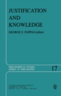Justification and Knowledge : New Studies in Epistemology - eBook
