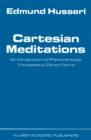 Cartesian Meditations : An Introduction to Phenomenology - eBook
