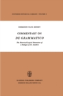 Commentary on De Grammatico : The Historical-Logical Dimensions of a Dialogue of St. Anselm's - eBook
