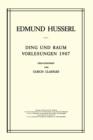 Ding Und Raum : Vorlesungen 1907 - Book