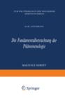 Die Fundamentalbetrachtung Der Phanomenologie : Zum Weltproblem in Der Philosophie Edmund Husserls - Book