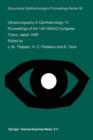 Ultrasonography in Ophthalmology 14 : Proceedings of the 14th SIDUO Congress, Tokyo, Japan 1992 - Book