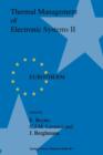 Thermal Management of Electronic Systems II : Proceedings of EUROTHERM Seminar 45, 20-22 September 1995, Leuven, Belgium - Book