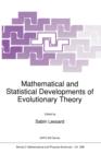 Mathematical and Statistical Developments of Evolutionary Theory - Book