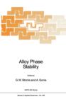 Alloy Phase Stability - Book