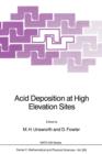 Acid Deposition at High Elevation Sites - Book