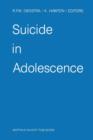 Suicide in Adolescence - Book