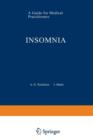 Insomnia : A Guide for Medical Practitioners - Book