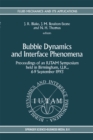 Bubble Dynamics and Interface Phenomena : Proceedings of an IUTAM Symposium held in Birmingham, U.K., 6-9 September 1993 - eBook