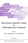 Elementary Reaction Steps in Heterogeneous Catalysis - eBook
