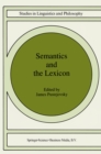Semantics and The Lexicon - eBook