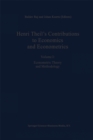 Henri Theil's Contributions to Economics and Econometrics : Econometric Theory and Methodology - eBook