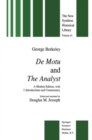 De Motu and the Analyst : A Modern Edition, with Introductions and Commentary - eBook
