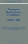Bioethics Yearbook : Theological Developments in Bioethics: 1988-1990 - eBook