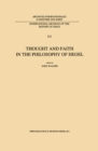 Thought and Faith in the Philosophy of Hegel - eBook