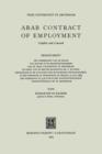 Arab Contract of Employment - Book