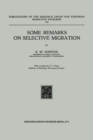 Some Remarks on Selective Migration - Book