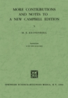 More Contributions and Notes to a New Campbell Edition - eBook