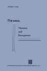 Persons: Theories and Perceptions - eBook