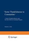 'Some Thankfulnesse to Constantine' : A Study of English Influence upon the Early Works of Constantijn Huygens - Book