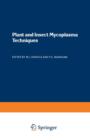 Plant and Insect Mycoplasma Techniques - Book