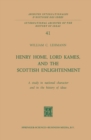 Henry Home, Lord Kames, and the Scottish Enlightenment: A Study in National Character and in the History of Ideas - eBook