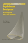 Population and Development : A Message from The Cairo Conference - eBook