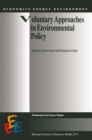 Voluntary Approaches in Environmental Policy - eBook