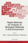 Rapid Methods for Analysis of Biological Materials in the Environment - eBook