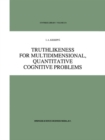 Truthlikeness for Multidimensional, Quantitative Cognitive Problems - eBook