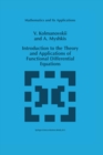 Introduction to the Theory and Applications of Functional Differential Equations - eBook