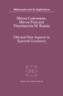 Old and New Aspects in Spectral Geometry - eBook