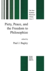 Piety, Peace, and the Freedom to Philosophize - eBook