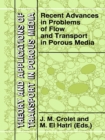 Recent Advances in Problems of Flow and Transport in Porous Media - eBook